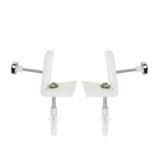 Kit completo di viti e staffe di fissaggio per sanitari a pavimento standard *** confezione 1