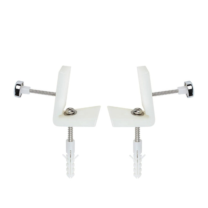 Kit completo di viti e staffe di fissaggio per sanitari a pavimento standard *** confezione 1