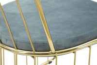 Sedia Cage Celeste Cm 47X56X82 Set 2 Pz (Altezza Seduta Cm 45)