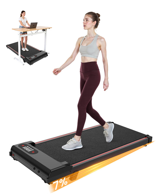 Tapis roulant elettrico inclinato RATTANTREE, tappetino da passeggio da 1 a 8 km/h con telecomando, per casa e ufficio, 2,5 CV, capacitï¿½ï¿½ 140 kg