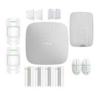 AJAX Kit 14 Pezzi Hub 2 Plus Motion Door protect Spacecontrol Pass Tag Keypad