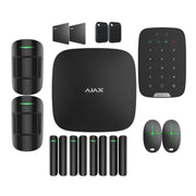 AJAX Kit 14 Pezzi Hub 2 Plus Motion Door protect Spacecontrol Pass Tag Keypad