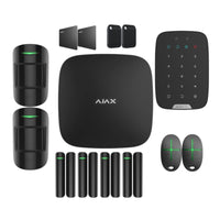 AJAX Kit 14 Pezzi Hub 2 Plus Motion Door protect Spacecontrol Pass Tag Keypad