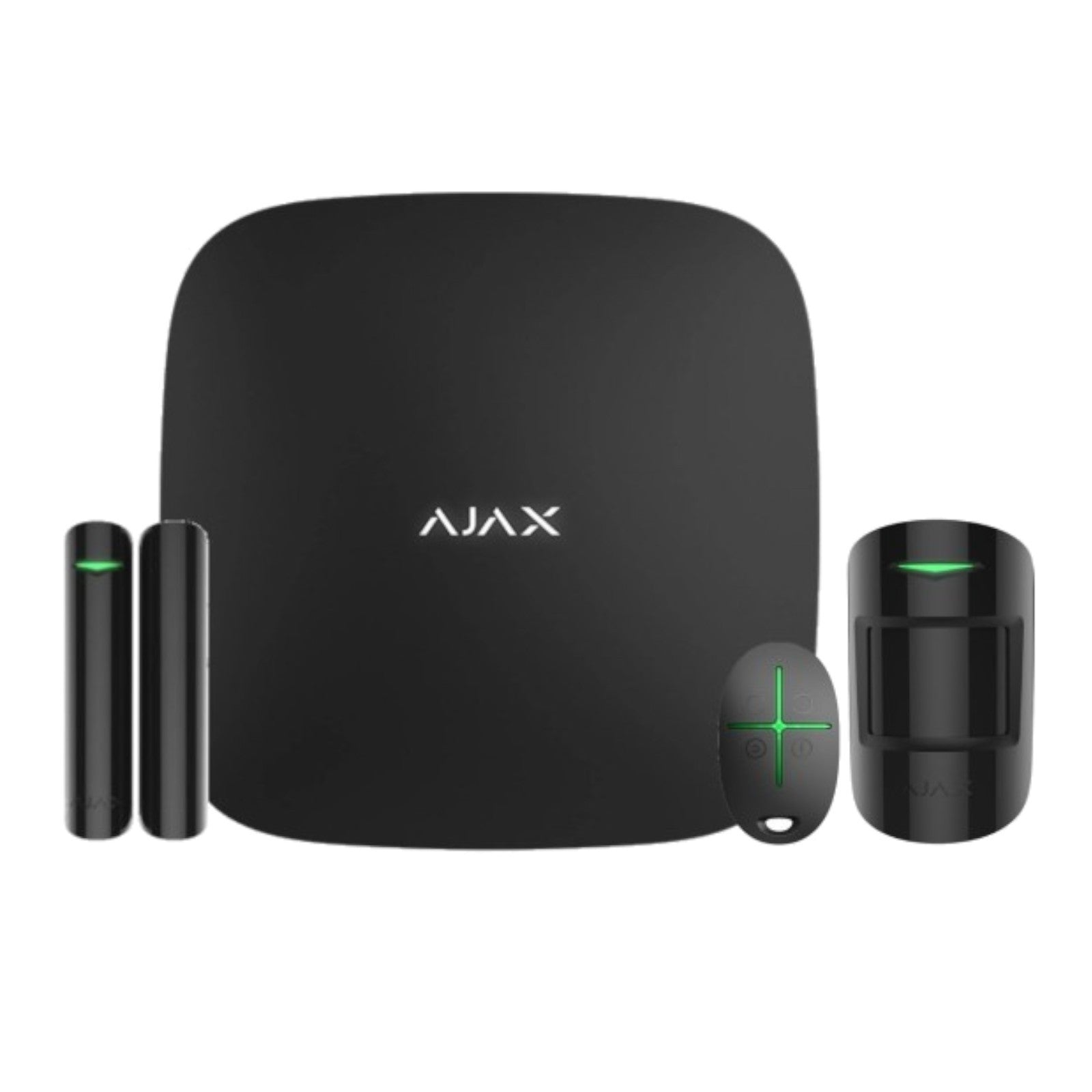 AJAX Kit Hub 2 Motionprotect Doorprotect Spacecontrol Nero