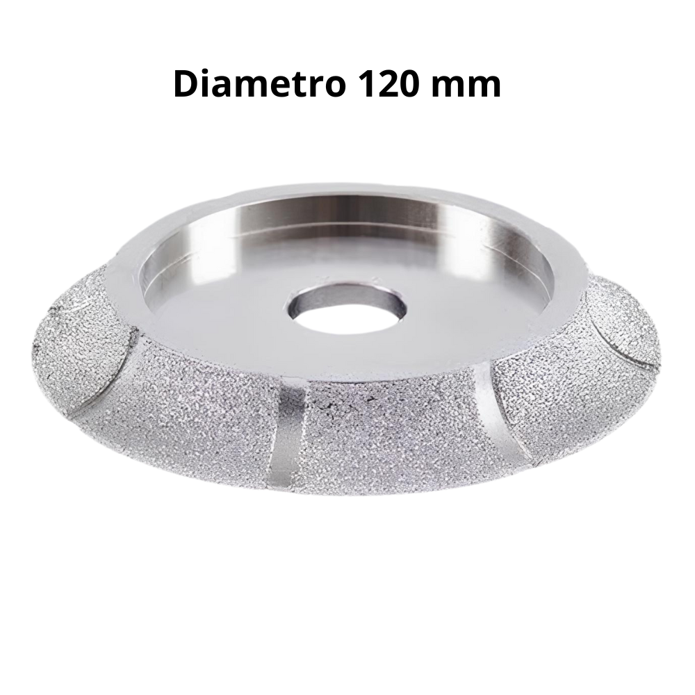 Mola sgrossatura diamantata profilo mezzo toro lavorazione piastrelle raimondi