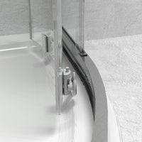 Box cabina doccia semicircolare circle due ante scorrevoli cristallo temprato *** misure 88-90x88-90xh195 stampato, c...