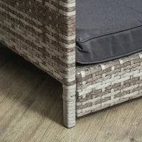 Cuccia per Cani con Cuscino Rimovibile, Resistente alle Intemperie, Grigio