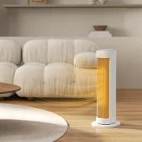 Termoventilatore Ceramico 2000W con 3 Temperature Regolabili, Timer 15H, Telecomando, Bianco