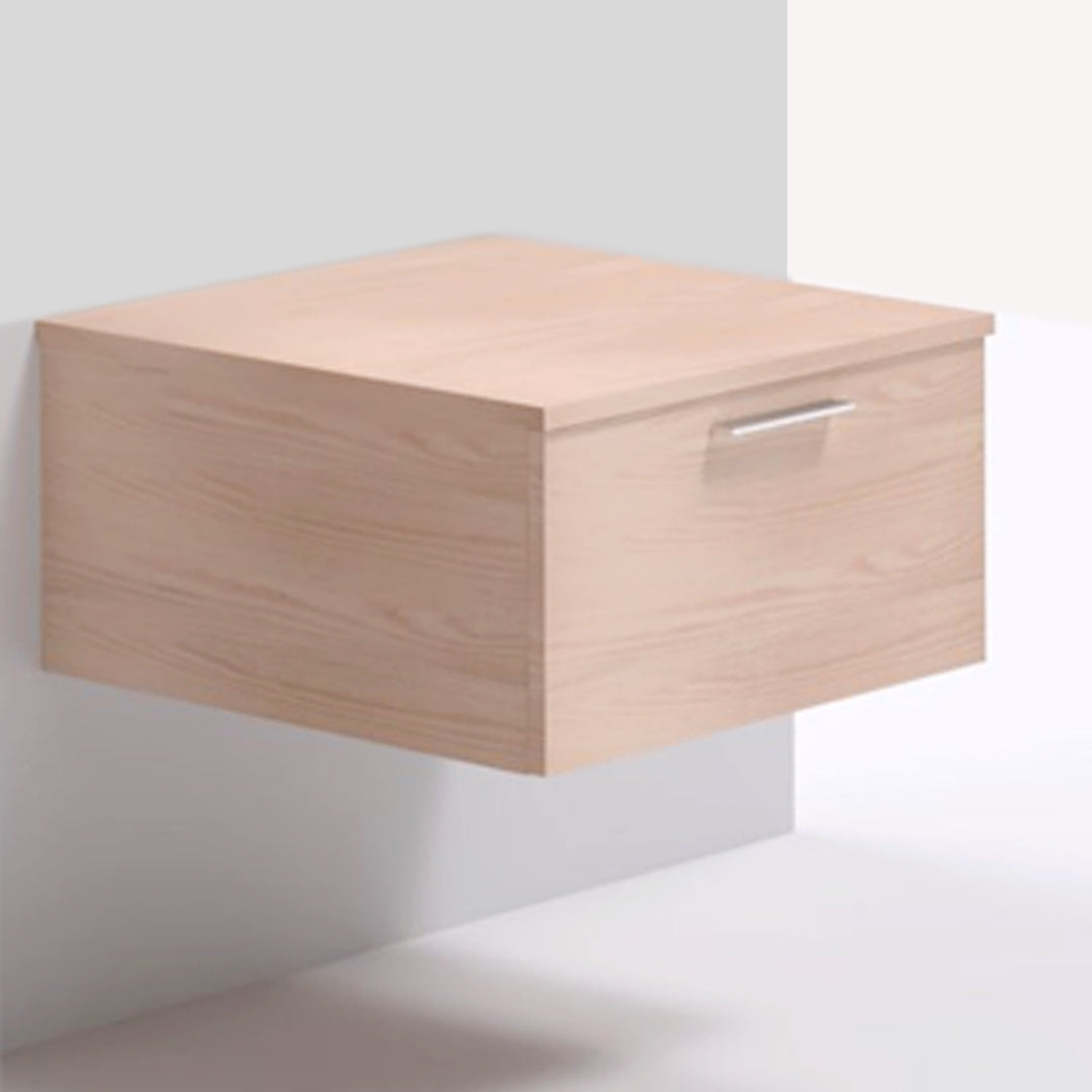 Ogomondo cassettiera in laminato sospesa per mensoloni da appoggio made in italy *** tinta frassino tranchè, confezi...