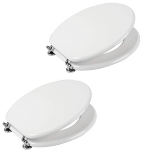 Ogomondo sedile wc mdf bianco universale sedix plus confezione pezzi 2