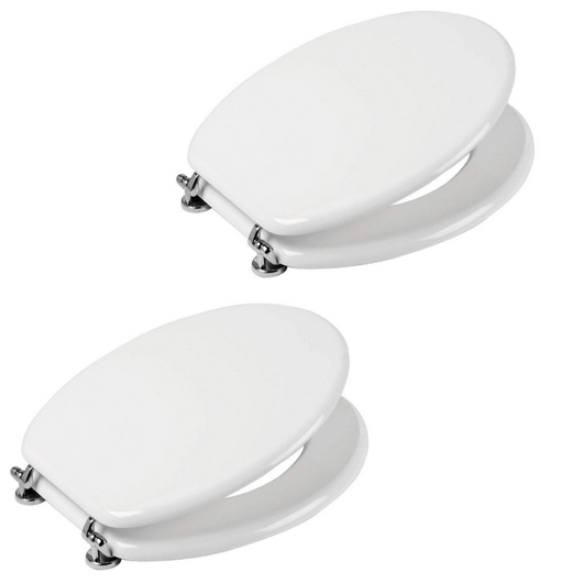 Ogomondo sedile wc mdf bianco universale sedix plus confezione pezzi 2