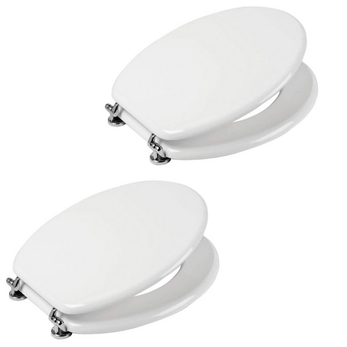 Ogomondo sedile wc mdf bianco universale sedix plus confezione pezzi 2