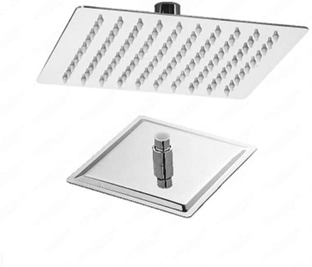 Metaform soffione doccia quadro 20x20 cm inox lucido
