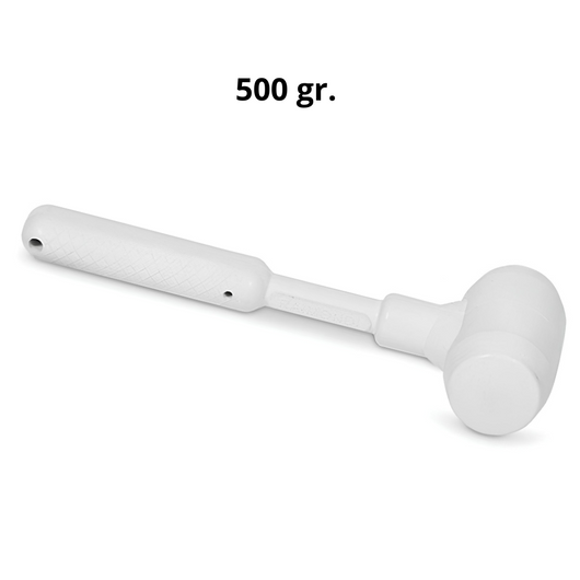 Martello battipiastrelle gomma bianca antirimbalzo antimacchia 500gr