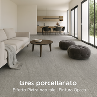 Piastrella gres porcellanato rettificata london grey s.agostino 60x120 cm 0,72m²