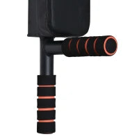 Barra per Trazioni a Muro in Acciaio con Imbottiture Antiscivolo, Carico Massimo 120kg, Nero