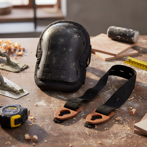 Elastico di ricambio con aggancio in gomma a soffietto per ginocchiere