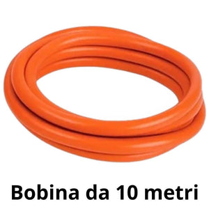 Elettroutensile cavo multipolare flessibile antifiamma arancio gommato per impianti *** lunghezza metri 10, sezione c...