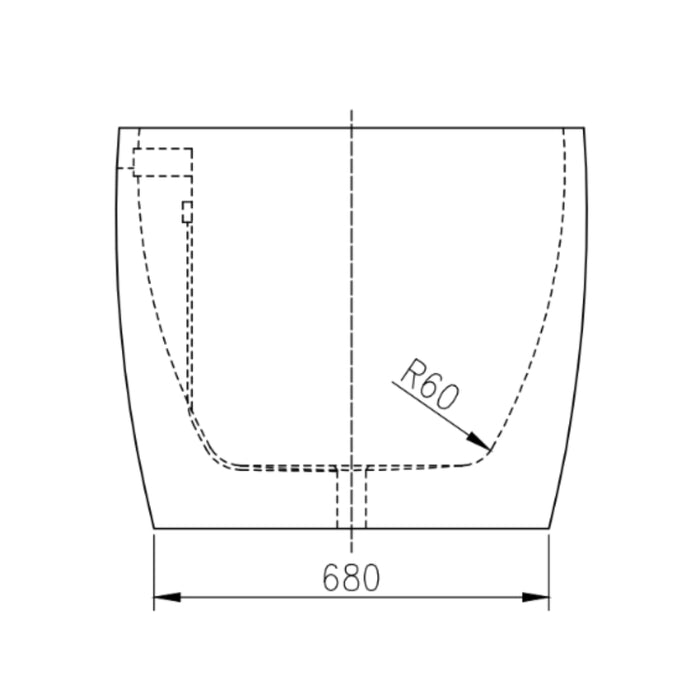 Vasca da bagno free standing design moderno ed elegante cm 170 *** confezione 1