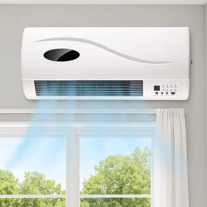 Termoventilatore ceramico da parete 2000w con timer e telecomando