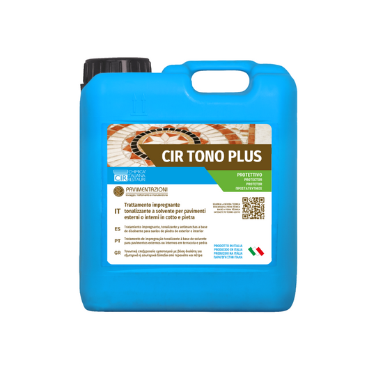 Impregnante tonalizzante antimacchia effetto bagnato pavimenti tono plus 5 lt
