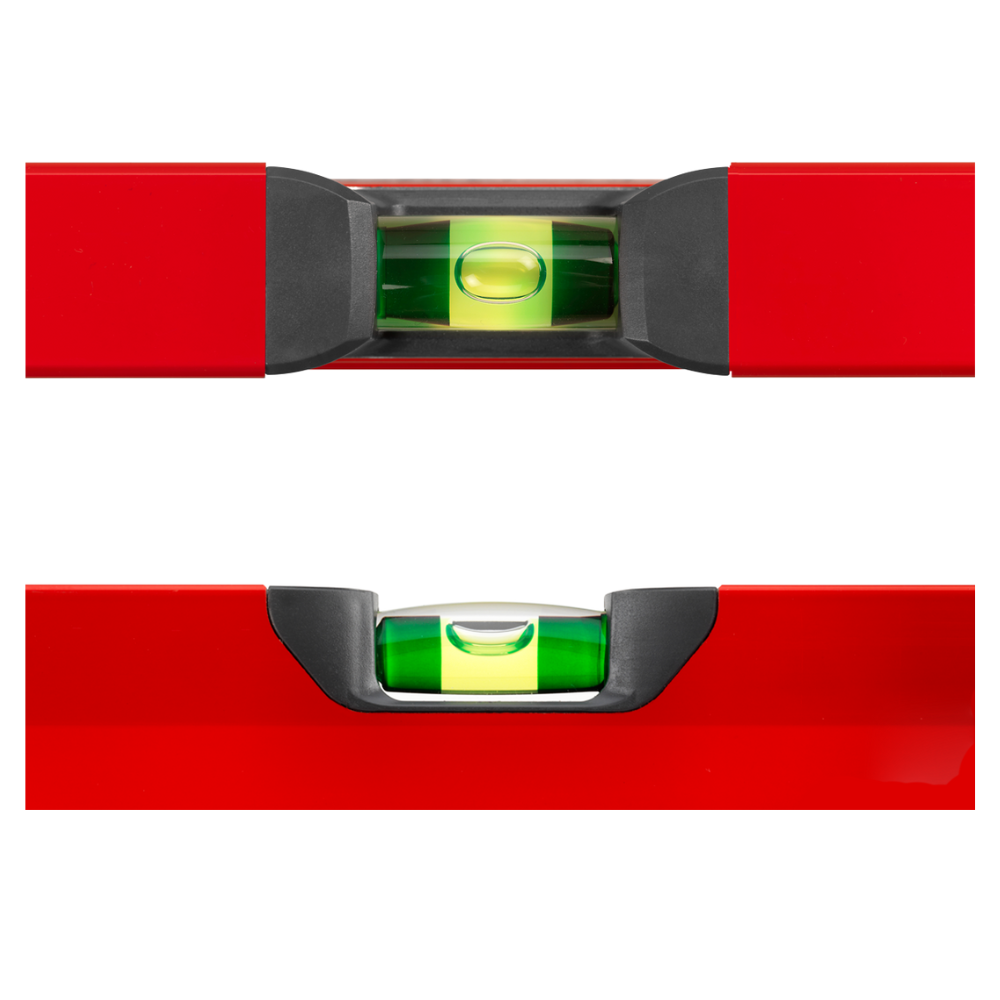 Big x livella in alluminio a bolla d'aria tubolare rossa *** lunghezza 80, confezione 1