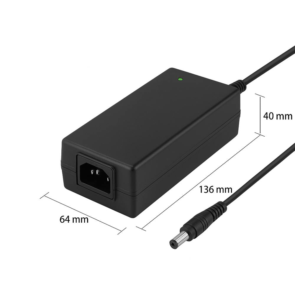 Alimentatore optonica 6119 80w 12v 6.5a ip20 per strisce led alta efficienza