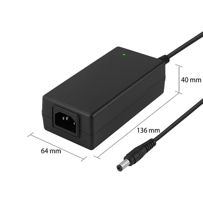 Alimentatore optonica 6119 80w 12v 6.5a ip20 per strisce led alta efficienza