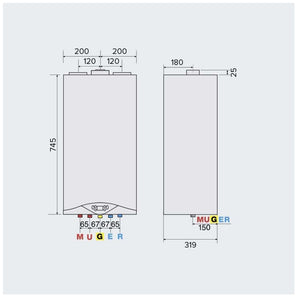 Caldaia ariston metano hs premium 24 eu condensazione classe a