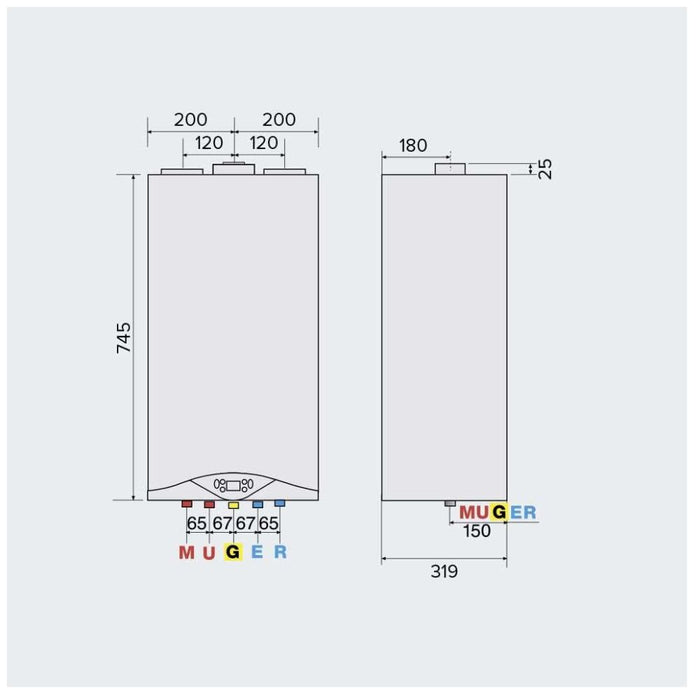 Caldaia ariston metano hs premium 24 eu condensazione classe a