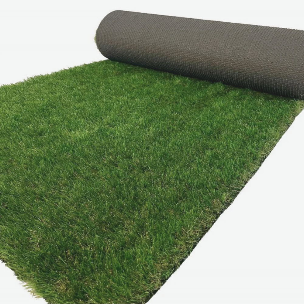 Prato sintetico tappeto erboso spessore fili erba 45 mm sempre verde giardino *** misura larghezza 2 mt, confezione 1