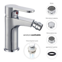 Miscelatore rubinetto bidet cromato bagno casa *** confezione 1