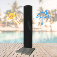 Custodia protettiva doccia esterna impermeabile antivento rivestimento anti uv *** modello cedro, confezione 1