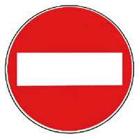 segnale 'senso vietato' fig. 47 cod:ferx.106074nlm