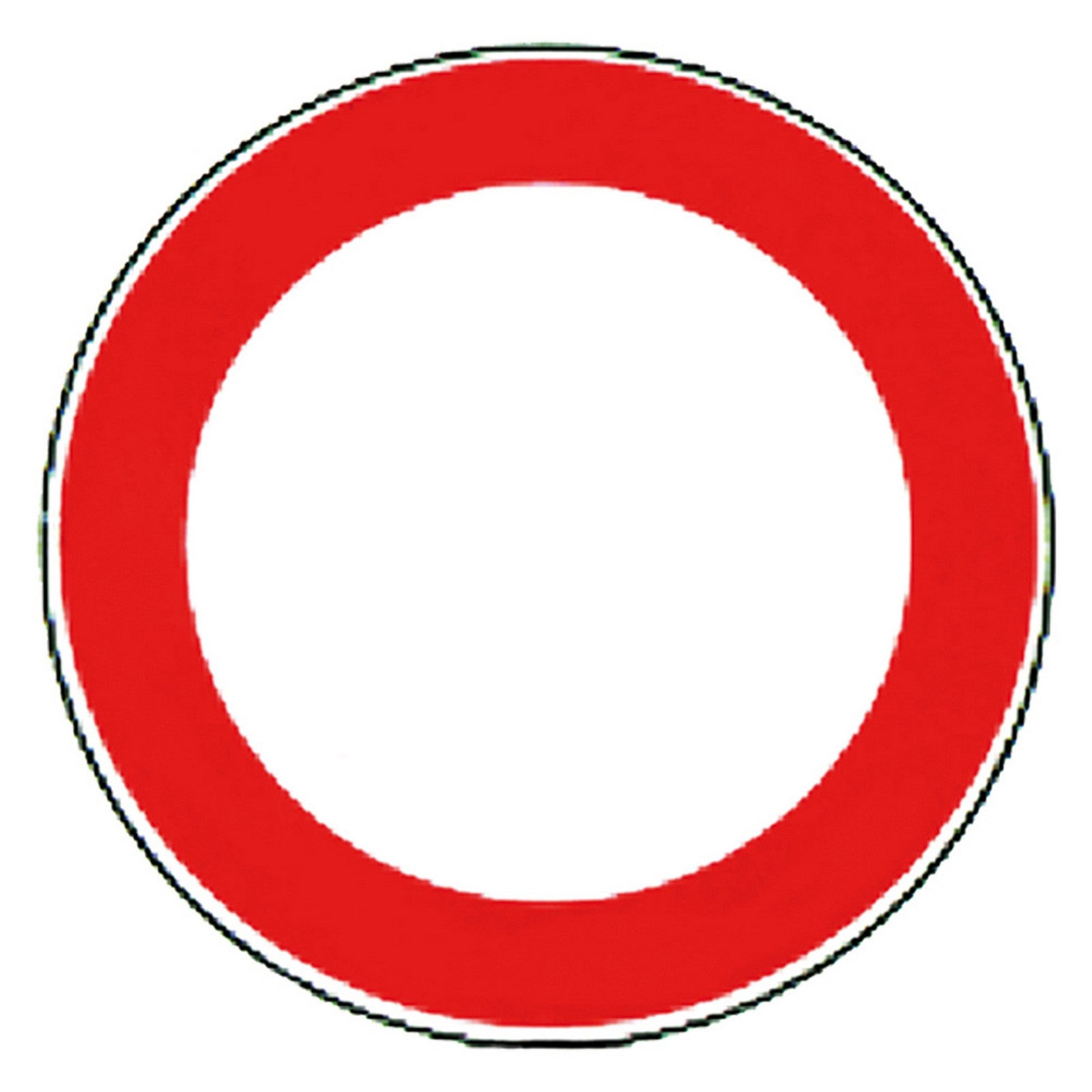 segnale 'divieto di transito' fig. 46 cod:ferx.106072nlm