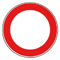 segnale 'divieto di transito' fig. 46 cod:ferx.106072nlm