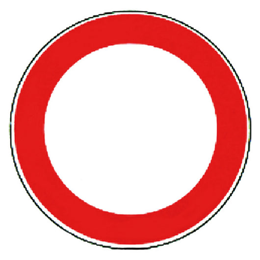 segnale 'divieto di transito' fig. 46 cod:ferx.106072nlm