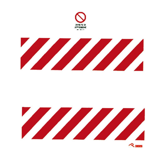 cartello 'divieto di affissione' cm 180 x 98 cod:ferx.106317nlm