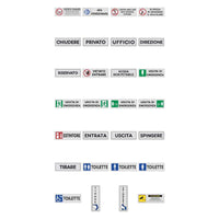 etichetta segnaletica entrata a sinistra cod:ferx.150024nlm