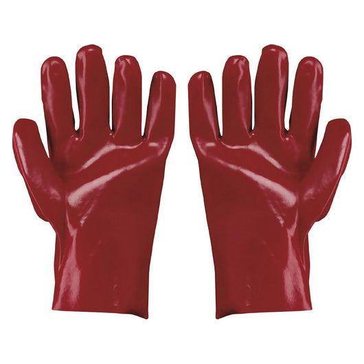 guanti pvc impregnato 'standard' taglia unica cod:ferx.1067494nlm