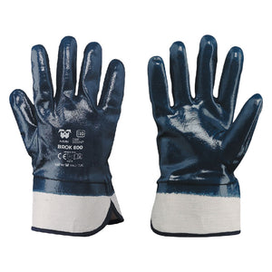 guanti nbr manichetta tela 'brok 800' tg. 10 cod:ferx.1067654nlm