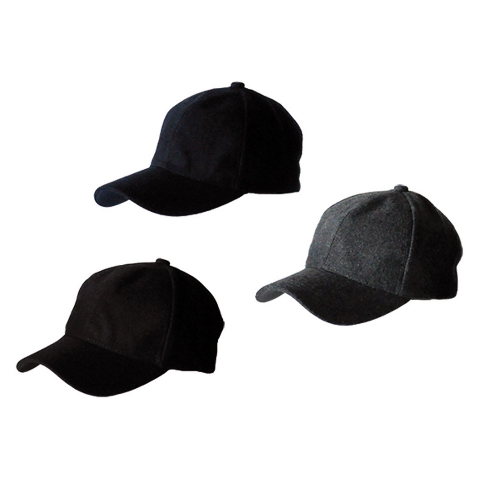 berretto con visiera felpato - 6 pezzi cod:ferx.1067316nlm