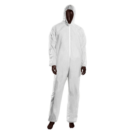tuta di protezione in plp l - bianca cod:ferx.1067230nlm