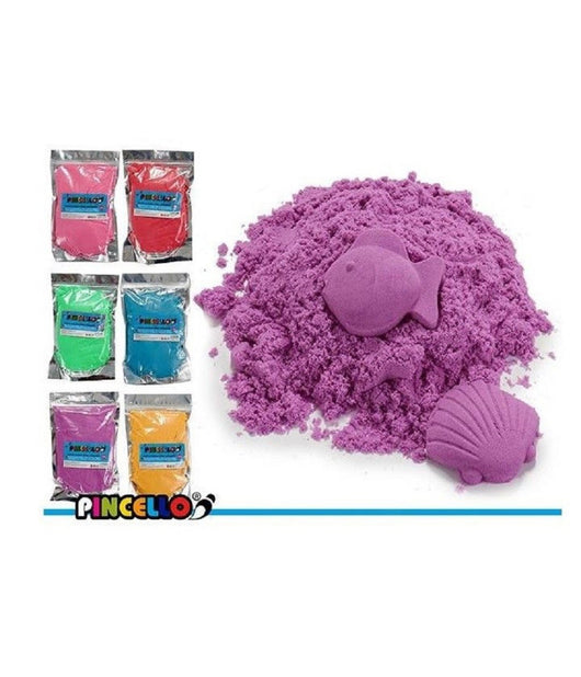 Sabbia Magica Colorata Gioco Di Manipolazione Atossica Modellabile 1000 Gr. 1kg         