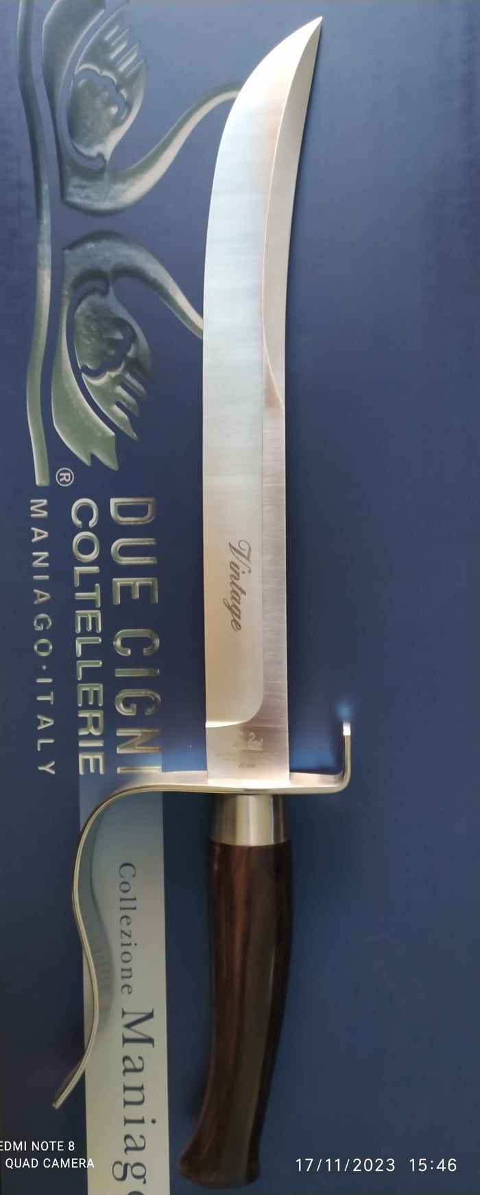 SCIABOLA DEL SOMMELIER, INOX XSKS MANICO IN EBANO, Due Cigni