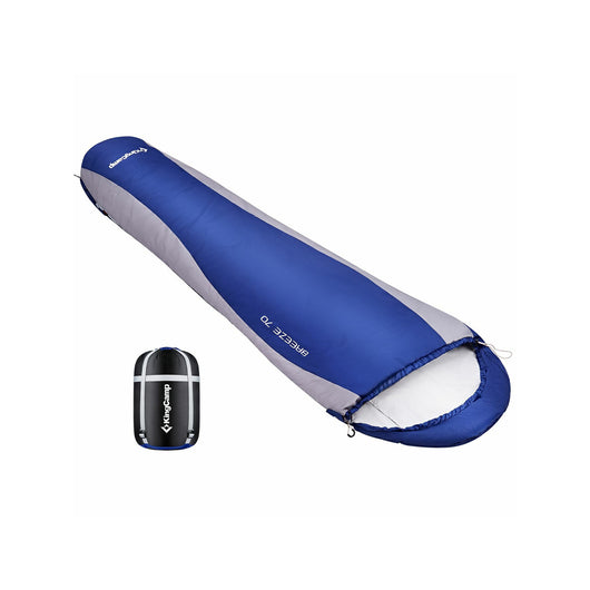 Sacco a pelo Breeze - Kingcamp - Blu - 215 x 50 cm