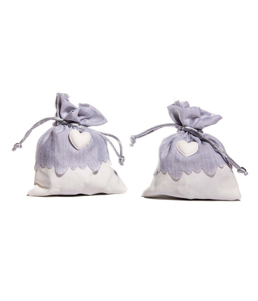 Sacchetti Porta Confetti Bomboniera Con Gessetto In Vari Colori Per Cerimonia  Grigio       