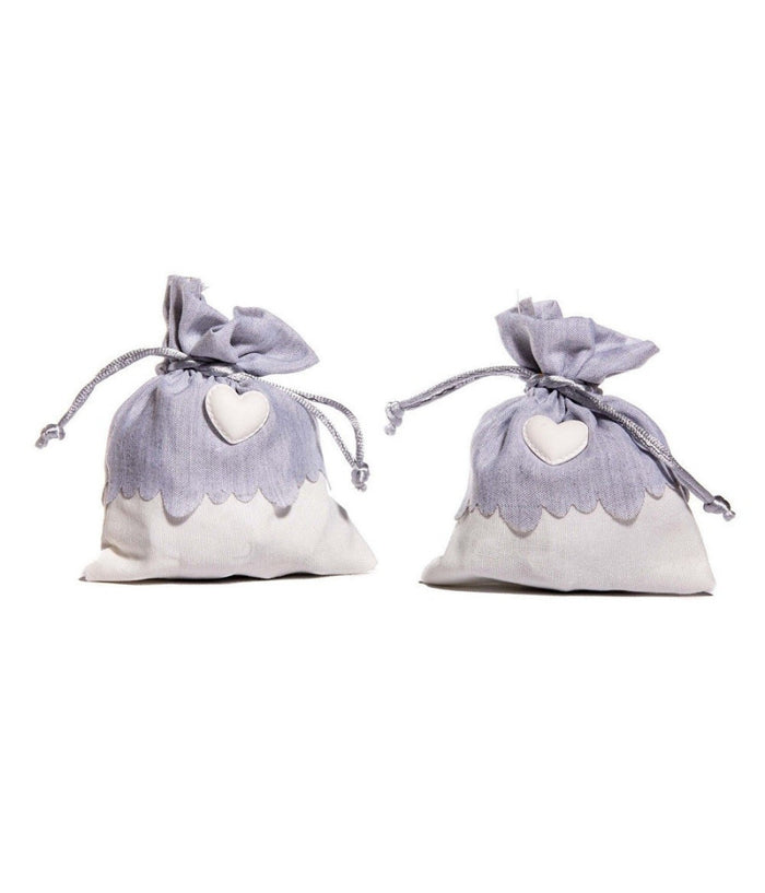 Sacchetti Porta Confetti Bomboniera Con Gessetto In Vari Colori Per Cerimonia  Grigio       