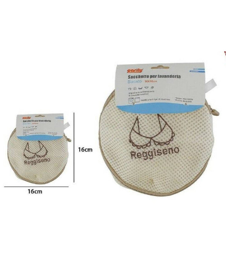 Sacchetto A Rete Lavanderia Lavatrice Lavaggio Biancheria Intimo Reggiseno 59114         