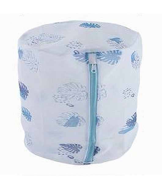 Sacchetto Bucato Lavaggio Rete Con Cerniera Biancheria 40x50cm A Fantasia 87437         